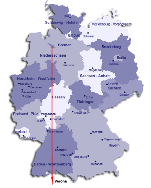 Zugverbindung - Kombiverkehr